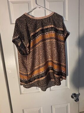 Democracy Black & Pink Tunic, XL
